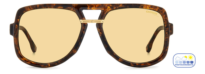 CARRERA VICTORY C 10/S havana, vista frontal con varillas abiertas 