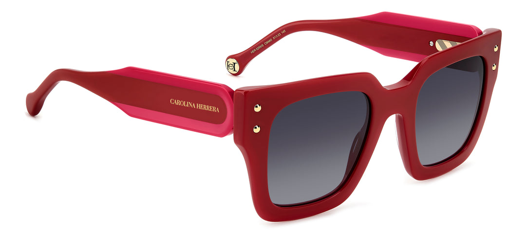 CAROLINA HERRERA HE0255/S rojo, ángulo alternativo de tres cuartos 