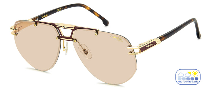 CARRERA 1087/S dorado y havana, vista principal de tres cuartos 