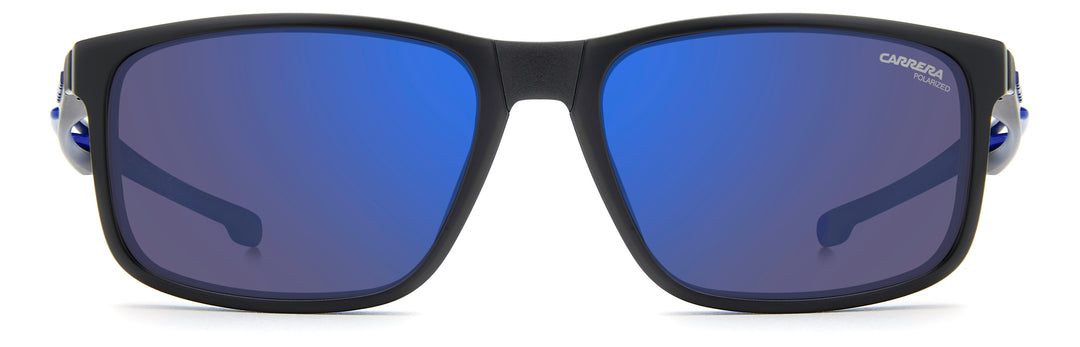 CARRERA CA 8933/C azul, vista frontal con clip solar montado 