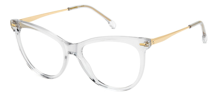 CARRERA 3078 transparente y dorado, vista principal de tres cuartos 
