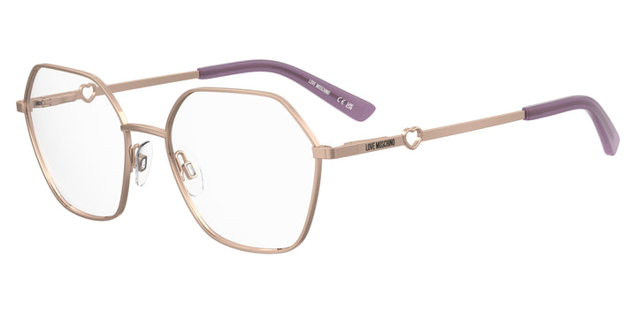 LOVE MOSCHINO MOL650 dorado y cobre, vista principal de tres cuartos 