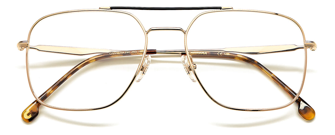 CARRERA CA 290 dorado, vista frontal con varillas plegadas 