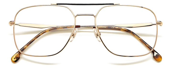 CARRERA CA 290 dorado, vista frontal con varillas plegadas 