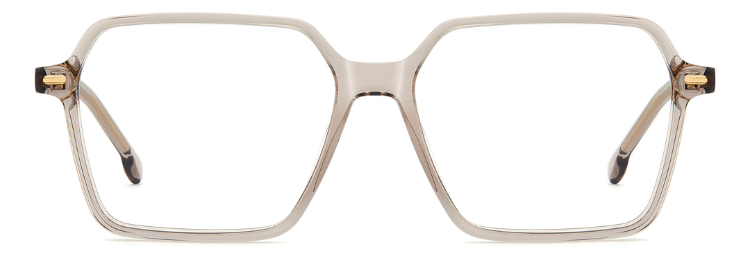 CARRERA CA 3092 beige nude, vista frontal con varillas abiertas 