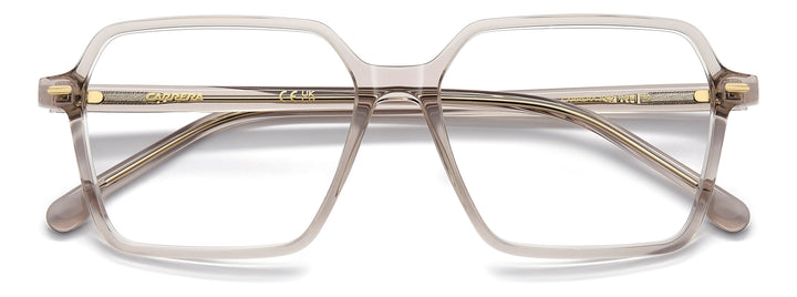 CARRERA CA 3092 beige nude, vista frontal con varillas plegadas 