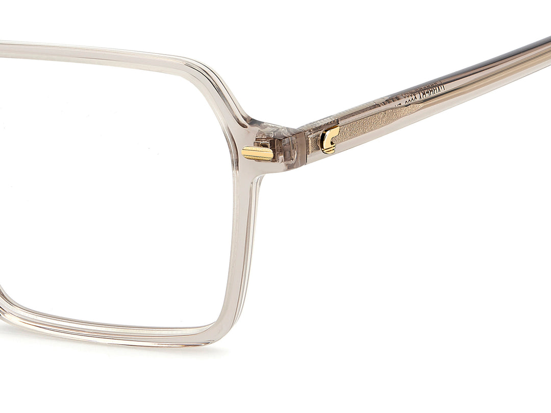 CARRERA CA 3092 beige nude, detalle del logotipo y la bisagra 