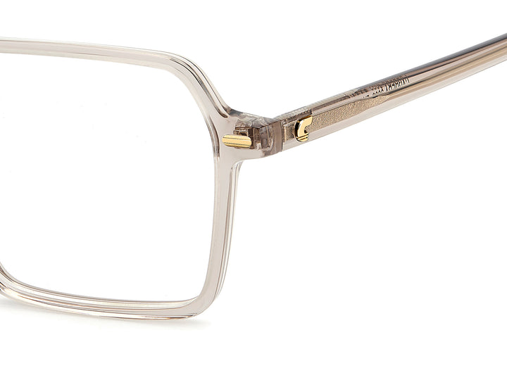 CARRERA CA 3092 beige nude, detalle del logotipo y la bisagra 