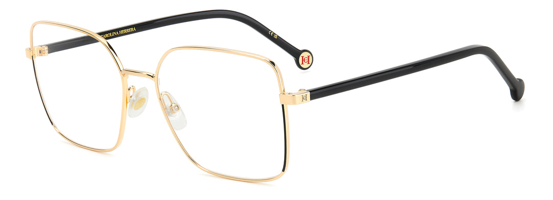 CAROLINA HERRERA HE0248 dorado y negro, vista principal de tres cuartos #color_rhl