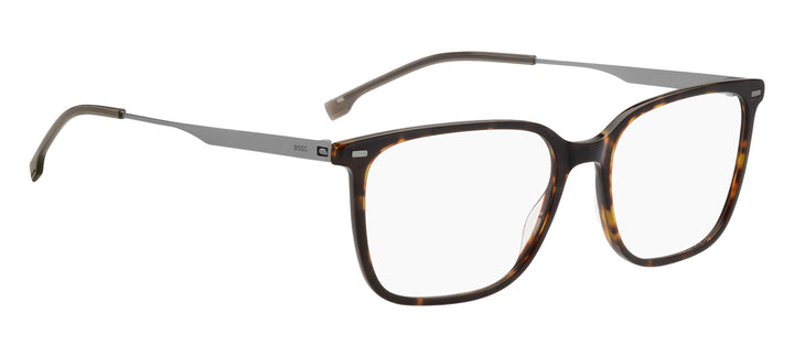BOSS 1696 havana y gris, ángulo alternativo de tres cuartos 