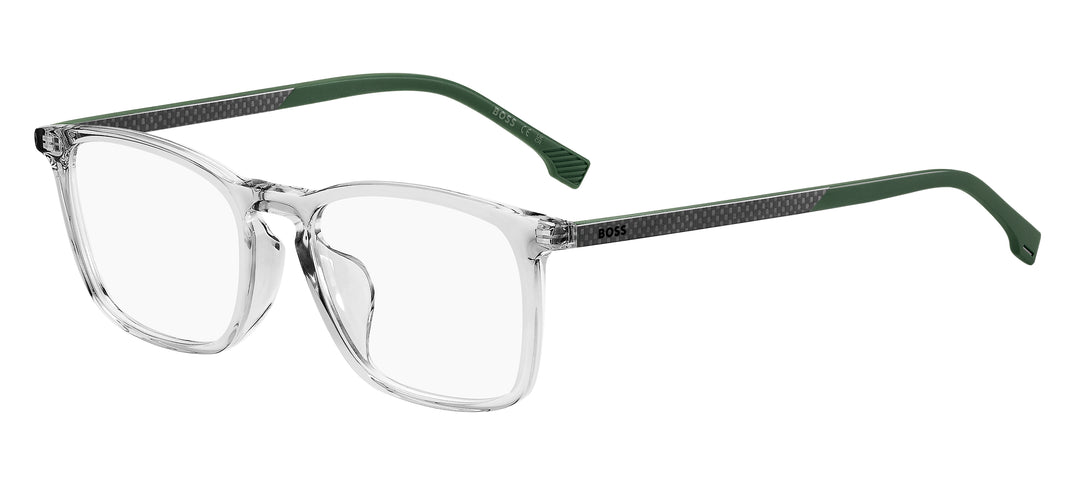 BOSS 1716/F transparente y gris, vista principal de tres cuartos #color_63m