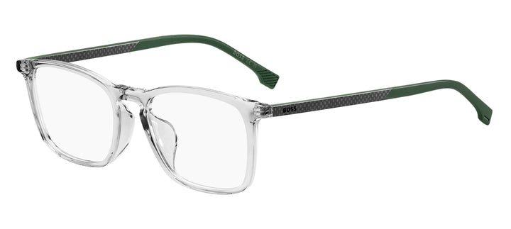 BOSS 1716/F transparente y gris, vista principal de tres cuartos 