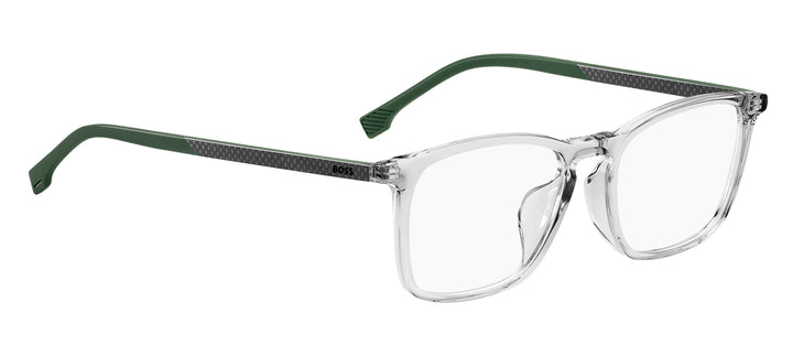 BOSS 1716/F transparente y gris, ángulo alternativo de tres cuartos 