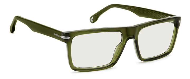 CARRERA 344 verde militar, ángulo alternativo de tres cuartos 