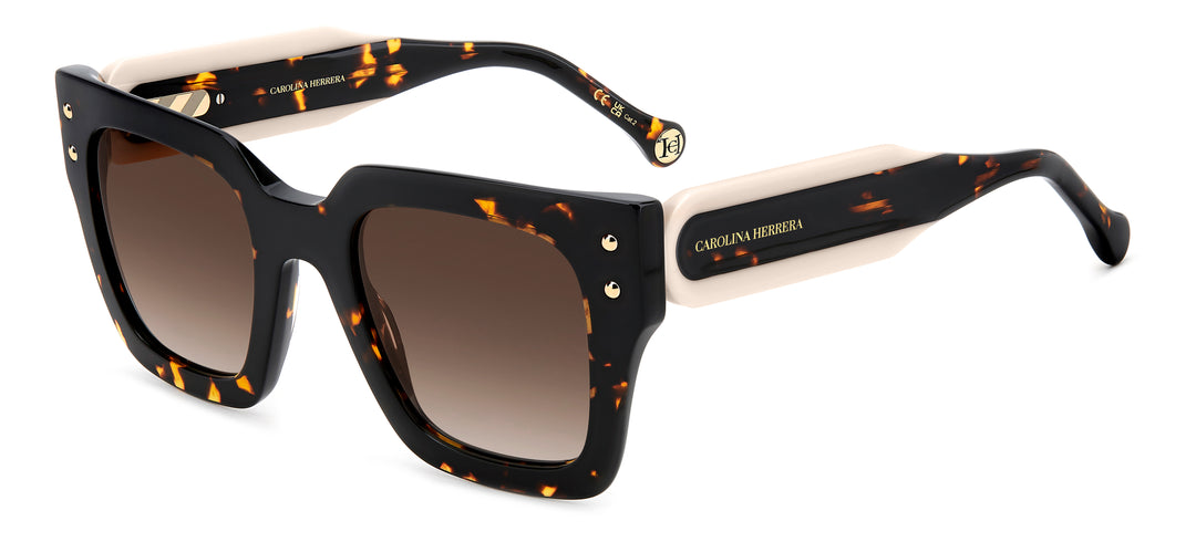 CAROLINA HERRERA HE0255/S havana, vista principal de tres cuartos #color_086