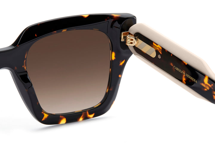 CAROLINA HERRERA HE0255/S havana, detalle interior de la varilla 