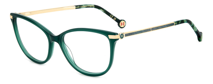 CAROLINA HERRERA HE0263 verde, vista principal de tres cuartos 