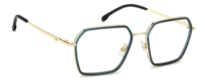 CARRERA CA 3095 azul verdoso, ángulo alternativo de tres cuartos 