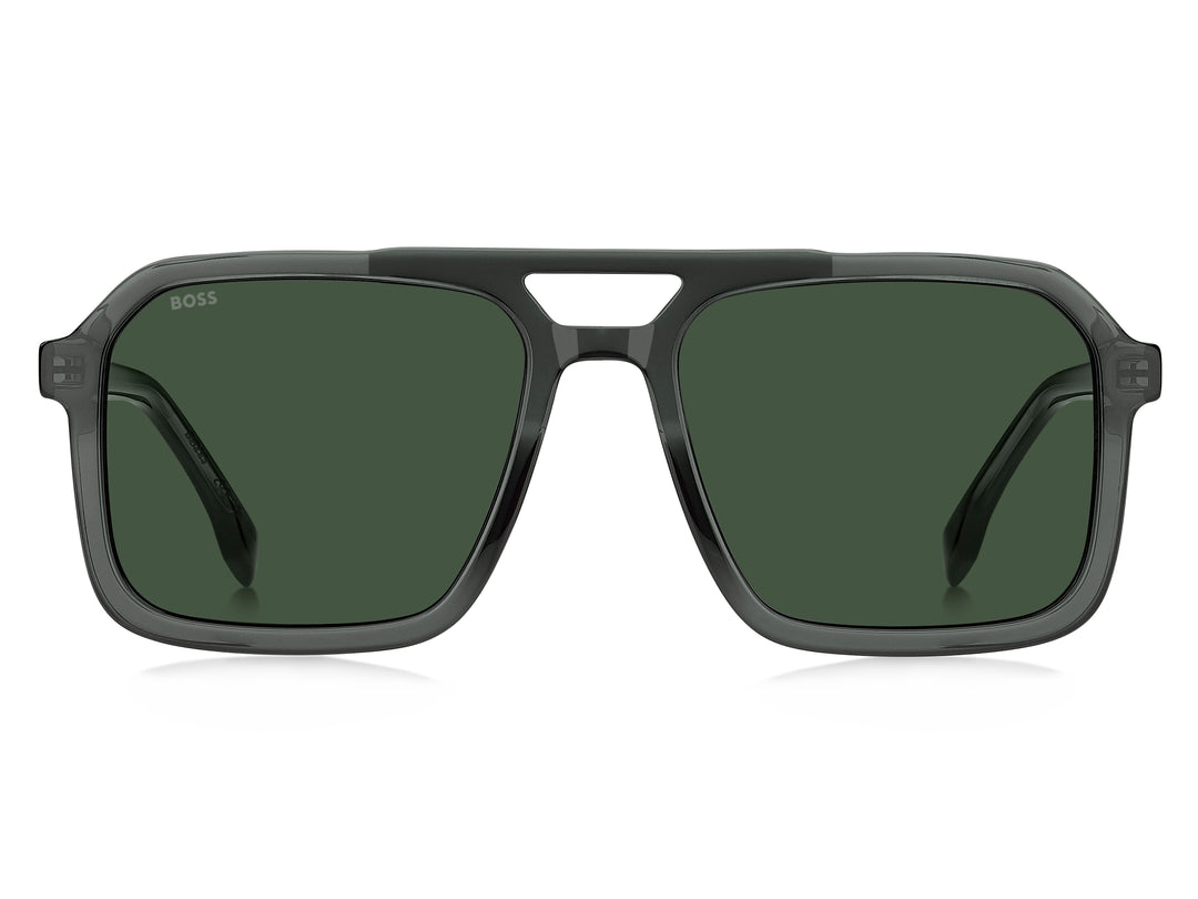 BOSS 1894/S verde, vista frontal con varillas abiertas 