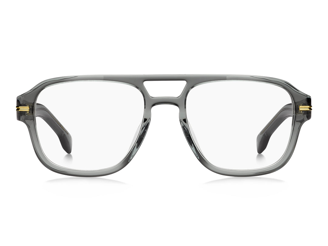BOSS 1854/G gris, vista frontal con varillas abiertas 