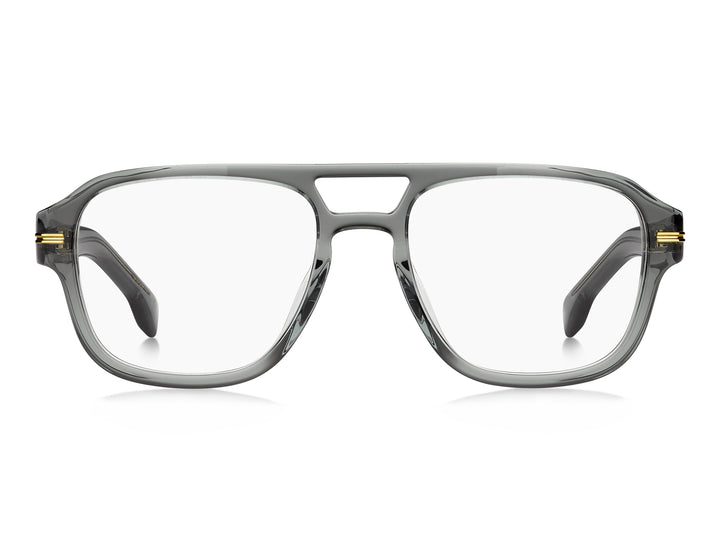 BOSS 1854/G gris, vista frontal con varillas abiertas 