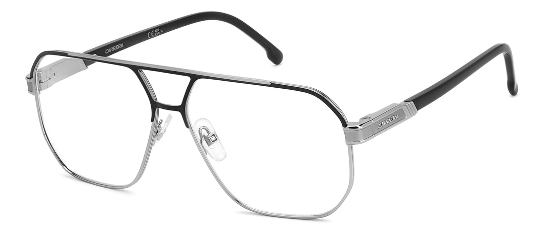 CARRERA CA1135 negro mate y gris oscuro, vista principal de tres cuartos #color_rzz
