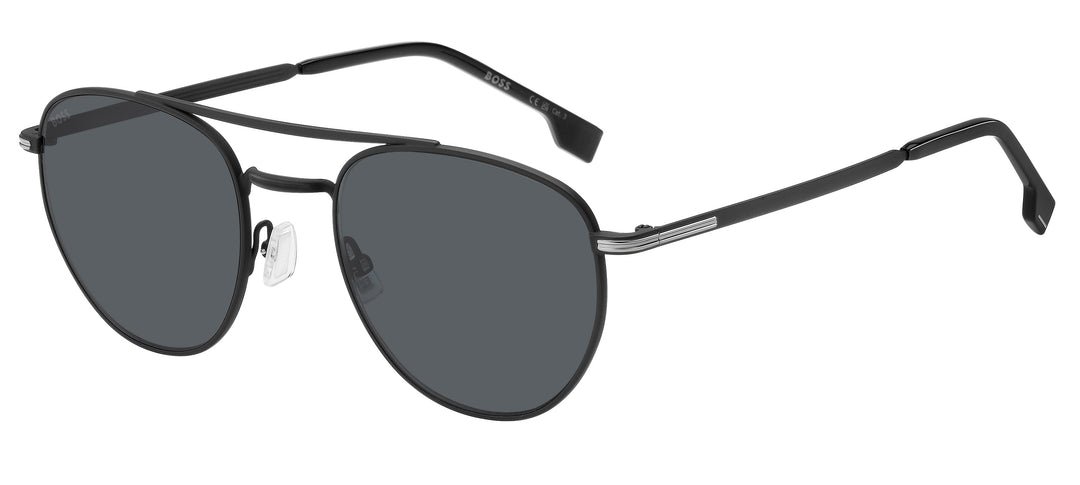 BOSS 1631/S negro mate, vista principal de tres cuartos #color_003