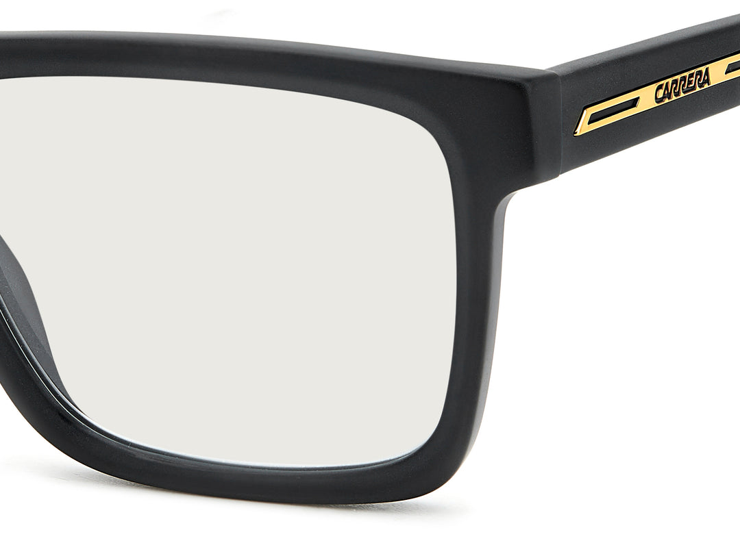 CARRERA CA VICTORY C 06 negro mate, detalle del logotipo y la bisagra 