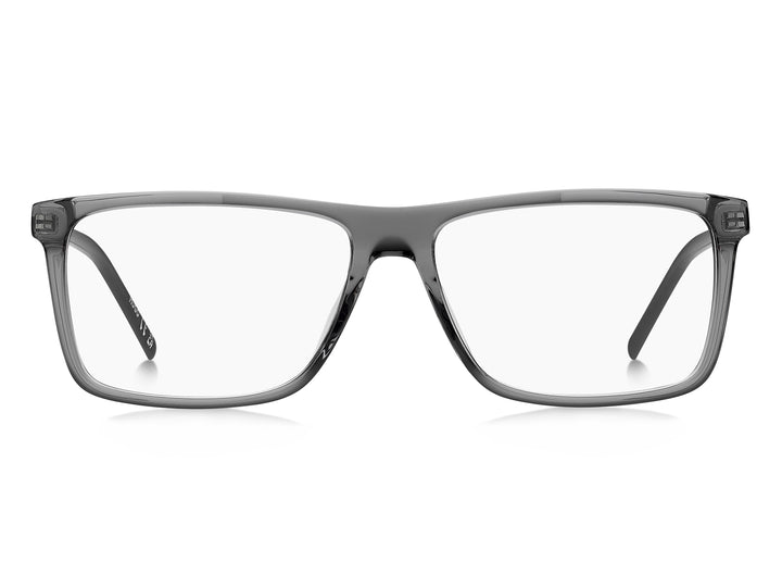 HUGO HG 1387/G gris, vista frontal con varillas abiertas 