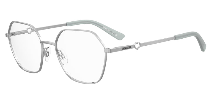 LOVE MOSCHINO MOL650 plateado, vista principal de tres cuartos 