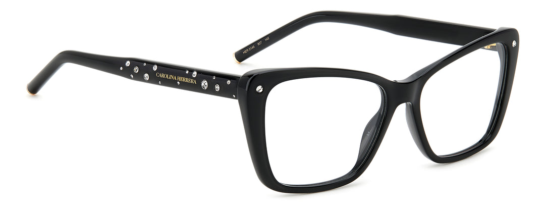 CAROLINA HERRERA HE0149 negro, ángulo alternativo de tres cuartos 