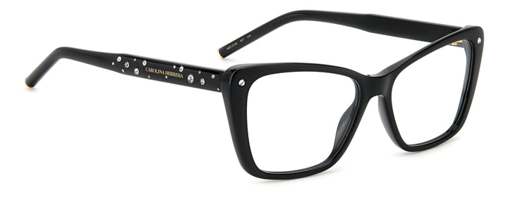 CAROLINA HERRERA HE0149 negro, ángulo alternativo de tres cuartos 