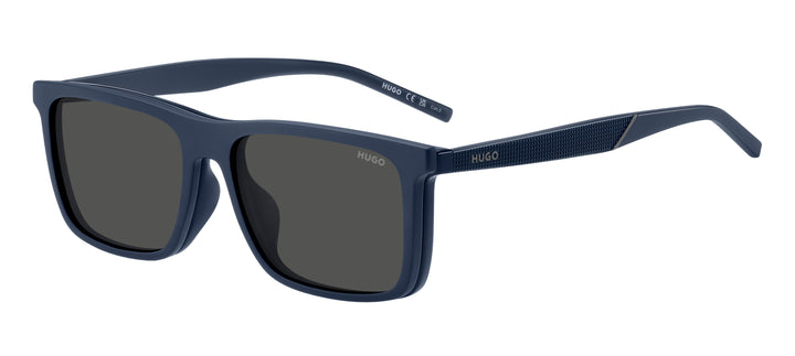 HUGO HG 1331/G/CS2 azul y negro, vista de tres cuartos con el segundo clip solar 