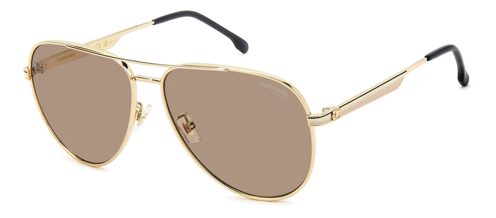 CARRERA 3088/S dorado y beige, vista principal de tres cuartos 