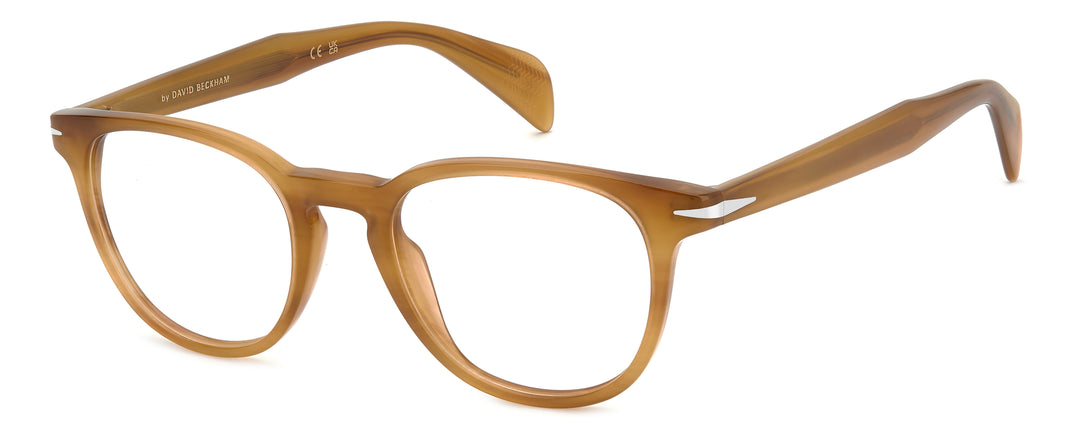 DAVID BECKHAM DB 1206 amarillo veteado, vista principal de tres cuartos 