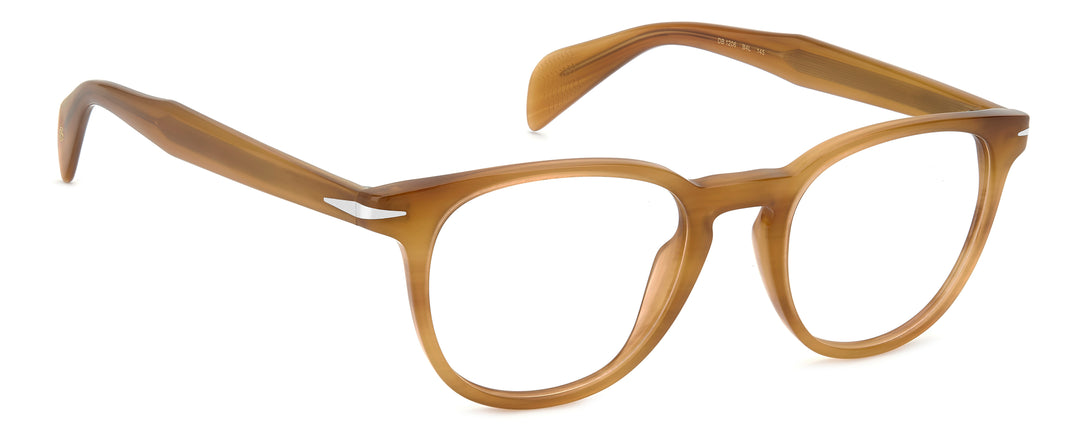 DAVID BECKHAM DB 1206 amarillo veteado, ángulo alternativo de tres cuartos 